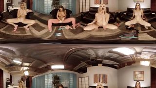 Эротическое шоу с мастурбацией от горячих красоток для VR